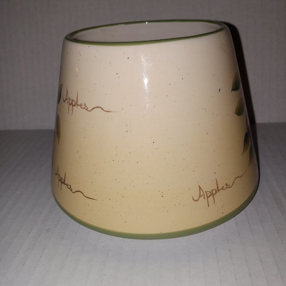 Apple Orchard Collection Home Interiors & Gifts Candle jar lamp shade topper - Picture 2 of 5